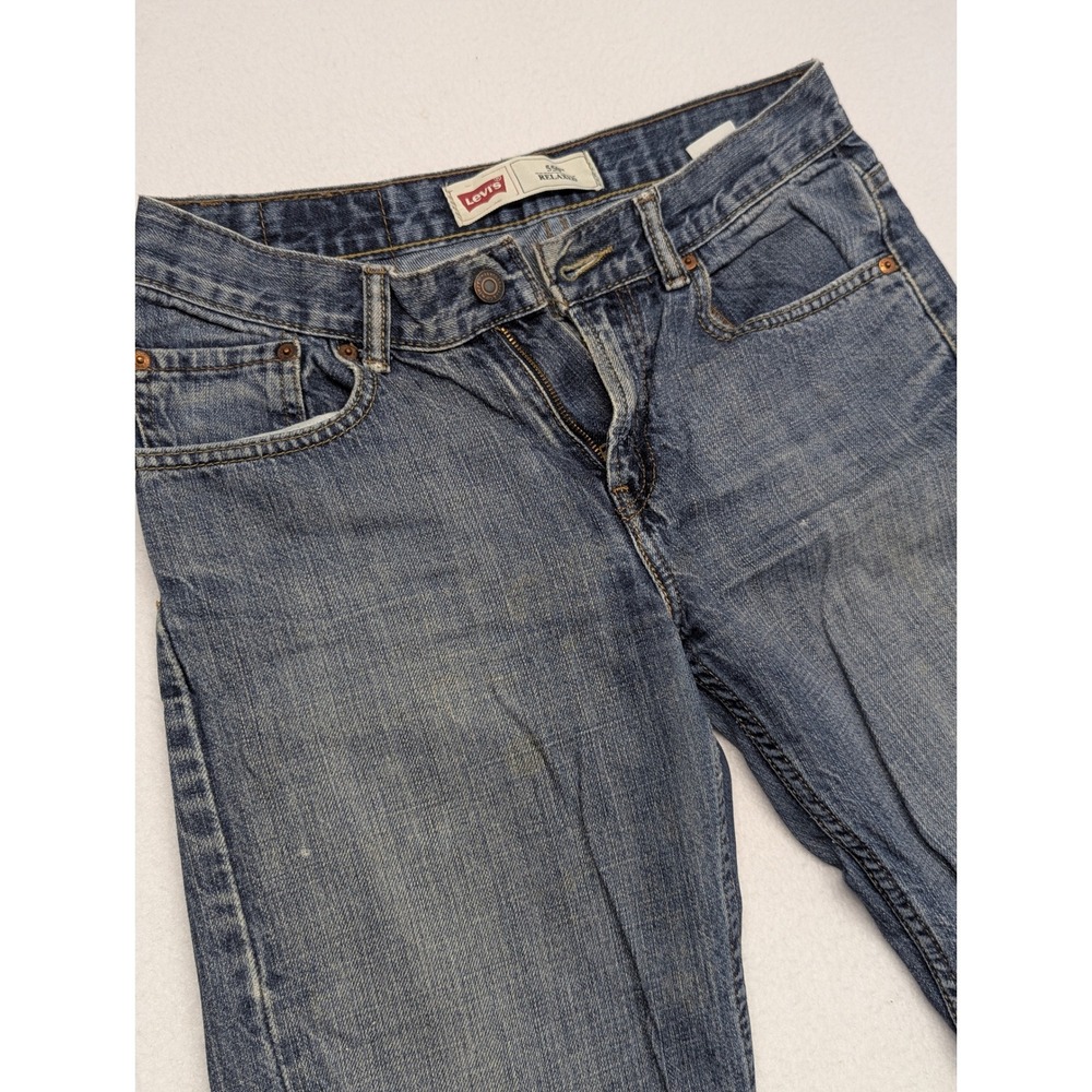 Levis 550 Relaxed Fit Jeans Boys Size 16 Reg 28x28 Medium Wash Blue Western